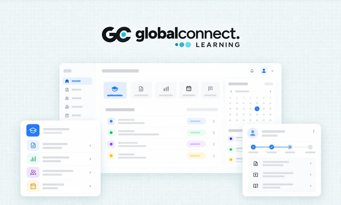 Vista de la plataforma Global Connect Learning